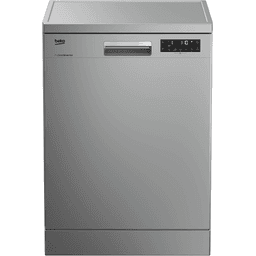 Beko 8 Programmes, 15 Place Settings, Free Standing Diswhasher With Led Display 0 W DFN28420S Silver