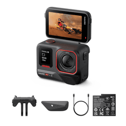 Insta360 ACE PRO 2 | Dual Battery Bundle | Action Camera, Co-Engineered with Leica, 8K AI-Powered Ultra HD, Advanced Stabilization, Waterproof Design, Compact and Rugged Design– ACEPRO208 Black