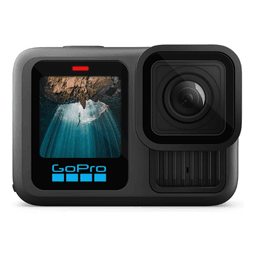GoPro Hero13 - Waterproof Action Camera With 5.3K60 Video, 27MP Photo + Compatability With HB-Series Lenses CHDHX-131-RW Black