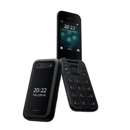 Nokia 2660 Flip 4G, 2.8 inch screen, Dual SIM Feature Phone with a Big display Black 1GF012CPA1A01- Middle East Version