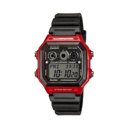 CASIO Boys Youth Series Quartz Digital Watch AE-1300WH-4AVDF - 45 mm - Black