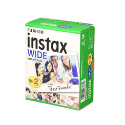FUJIFILM Pack Of 20 Sheet Instax Wide Instant Film 10.6x8.4cm White