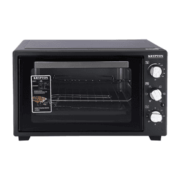KRYPTON 6-in-1 Multi-Functional 45L Countertop Electric Oven with Rotisserie, Crumb Tray, Adjustable 100-250°C Temp, 60-Min Timer & Power Indicator – 2000W Black KNO6246