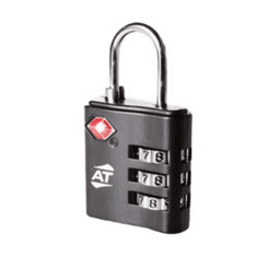 American Tourister TSA 3 Dial Combination Lock - Black 251-2501-001539