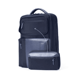 MOKOBARA The Overnighter Backpack 23L Premium Nylon 16" Unisex Multipurpose Laptop Backpack (Blue) TSBOB12CHS22002