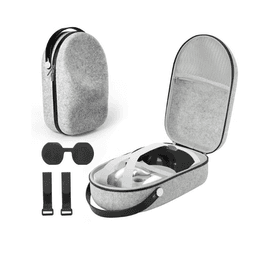 Excefore Hard Carrying Case for Meta Oculus Quest 2/Quest 3/Vision Pro Original/Elite Version VR Gaming Headset and Touch Controllers - Travel and Home Storage Compatible Accessories