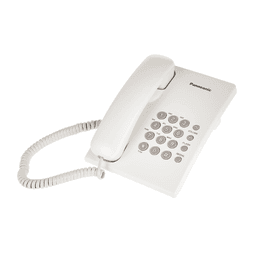 Panasonic Kx-Ts500 Corded Telephone - White (Pack Of1)