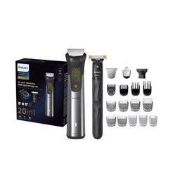 Philips All in One Trimmer 20 in 1 Face Hair Body Grooming Black Grey MG9553/15