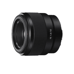 Sony FE 50mm F1.8 Compact Lightweight E Mount Lens with Beautiful Dedofusing Bokeh Compatible with Full Frame and APS C Camera SEL50F18F, Black,  SEL50F18F Lens Only Black