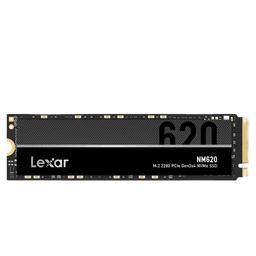 Lexar NM620 2 TB M.2 2280 Internal Solid State Drive, Up to 3500MB/s Read & 3000MB/s Write Speeds, 3D TLC NAND, 1.5 Million Hours MTBF, Shock & Vibration Resistance.LNM620X002T-RNNNG 2 TB Black