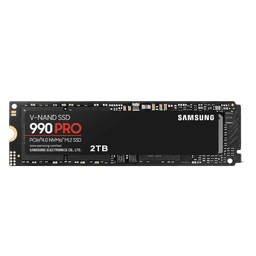 Samsung 980 PRO with Heatsink Series 2TB PCIe Gen4. X4 NVMe 1.3c M.2 Internal SSD MZ V8P2T0CW,2 TB Black