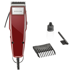 Moser 1400 Professional Corded Hair Clipper 1400-0150 Red and white