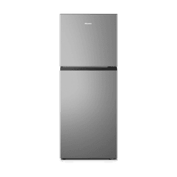 Hisense Top Mount Double Door Refrigerator - 264L Gross, 203L Net, 150W, Silver (RT264N4DGN)
