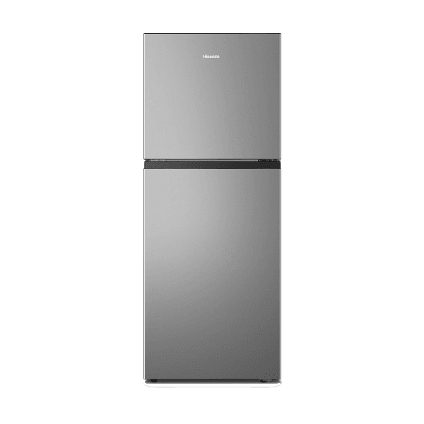 Hisense Top Mount Double Door Refrigerator - 264L Gross, 203L Net, 150W, Silver (RT264N4DGN)
