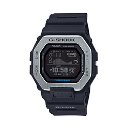 G-SHOCK Mens Octagon Shape Resin Band Digital Wrist Watch 52 mm - Black - GBX-100-1DR