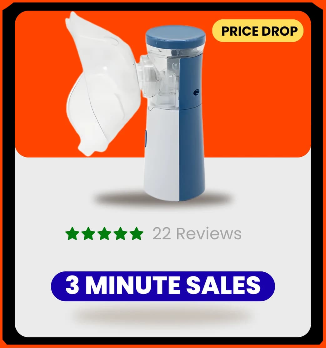 Alltec GK-W302 Mesh Nebulizer 3-in-1 Portable Inhaler – Ultrasonic Mist Nebulizer for Adults & Kids Alltec GK-W302 Mesh Nebulizer 3-in-1 Portable Inhaler – Ultrasonic Mist Nebulizer for Adults & Kids