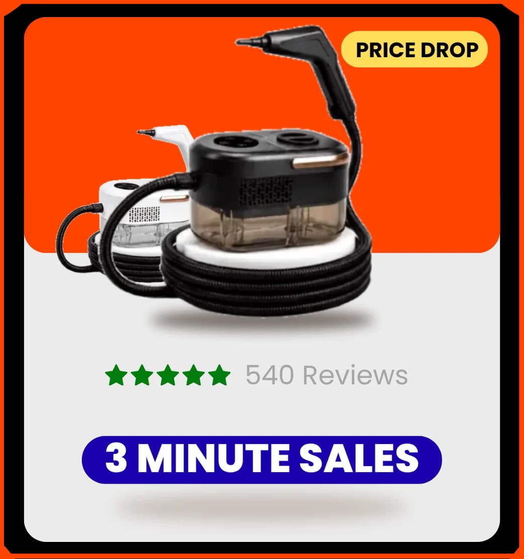 Alltec ML-333 Portable Steam Cleaner – Multi-Purpose High-Pressure Cleaning Machine With Accessories Alltec ML-333 Portable Steam Cleaner – Multi-Purpose High-Pressure Cleaning Machine With Accessories