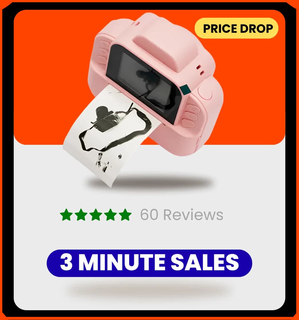 Instant Print Camera 2.4″ – Portable Digital Camera with Thermal Printing Instant Print Camera 2.4″ – Portable Digital Camera with Thermal Printing