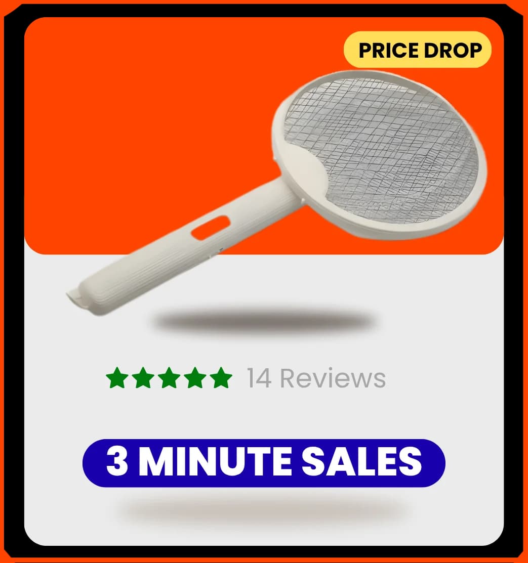 Generic Electric Mosquito Swatter – Rechargeable Insect & Fly Killer Bat Safe & Portable Generic Electric Mosquito Swatter – Rechargeable Insect & Fly Killer Bat Safe & Portable