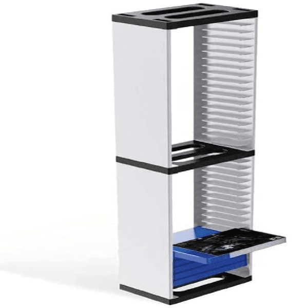 DOBE 36-Tier Game Storage Tower & Controller Organizer for PS5/PS4 – CD Shelf & Disk Rack for Home or Office DOBE 36-Tier Game Storage Tower & Controller Organizer for PS5/PS4 – CD Shelf & Disk Rack for Home or Office