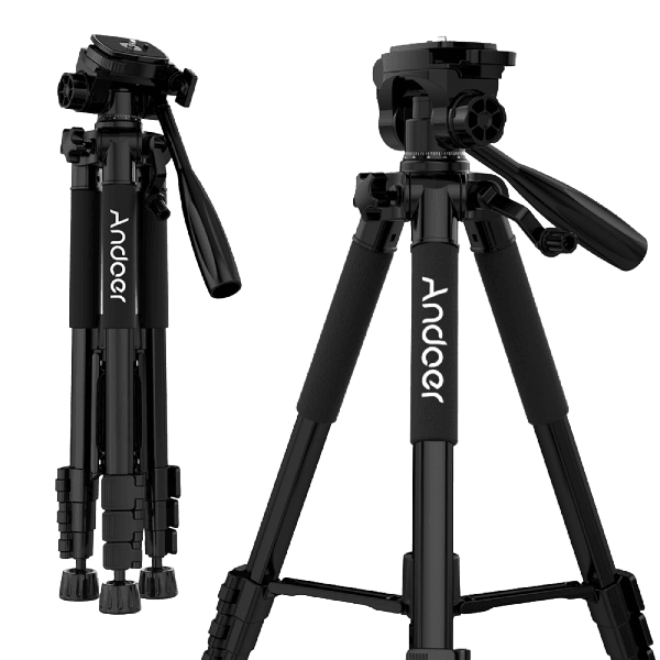 ANDOER Portable Camera Mount Tripod LU-D5616 Black ANDOER Portable Camera Mount Tripod LU-D5616 Black