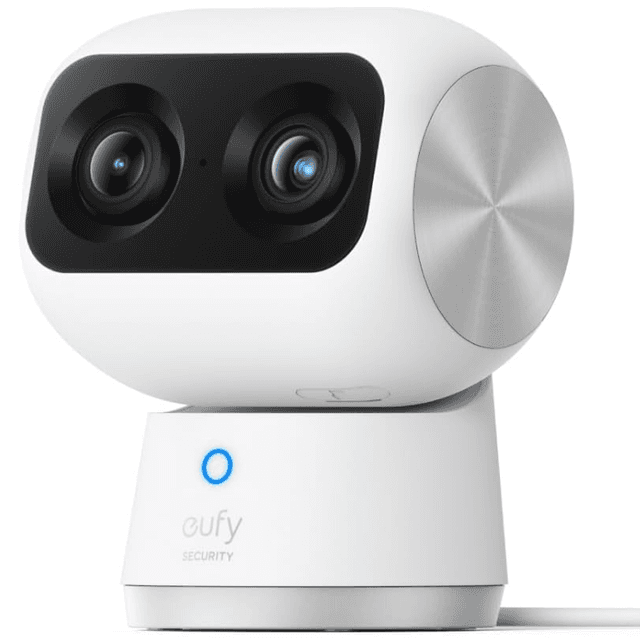 EUFY Security Indoor Cam S350, Dual Cameras, 4K UHD Resolution Security Camera with 8× Zoom and 360° PTZ, Human/Pet AI, Ideal for Baby Monitor/Pet Camera/Home Security, Dual-Band Wi-Fi 6, Plug in T8416221 EUFY Security Indoor Cam S350, Dual Cameras, 4K UHD Resolution Security Camera with 8× Zoom and 360° PTZ, Human/Pet AI, Ideal for Baby Monitor/Pet Camera/Home Security, Dual-Band Wi-Fi 6, Plug in T8416221