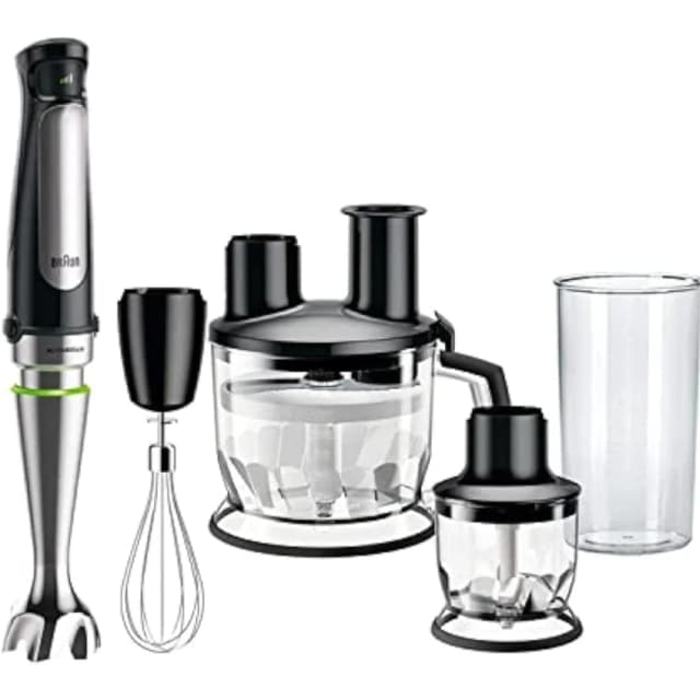 Braun MultiQuick 7 Hand Blender 1000W with ActiveBlade Technology Food Processor Chopper Whisk Black MQ 7085x Braun MultiQuick 7 Hand Blender 1000W with ActiveBlade Technology Food Processor Chopper Whisk Black MQ 7085x