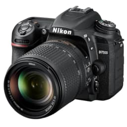 Nikon D7500 DSLR Camera 20.9MP DX CMOS EXPEED 5 4K UHD 30p Video 8fps Continuous Shooting 51-Point AF 18-140mm VR Lens Black D7500-18-140