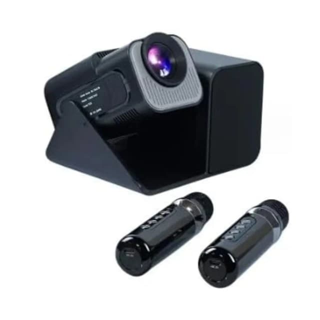 Smartbarry HT36 Pro 4K Ultra HD Smart Projector with Android OS, 3840 × 2160 Resolution, WiFi & Bluetooth, HDMI & USB Connectivity, Wireless Screen Mirroring, Manual Focus, 3000:1 Contrast Ratio & Remote Control – Black Smartbarry HT36 Pro 4K Ultra HD Smart Projector with Android OS, 3840 × 2160 Resolution, WiFi & Bluetooth, HDMI & USB Connectivity, Wireless Screen Mirroring, Manual Focus, 3000:1 Contrast Ratio & Remote Control – Black