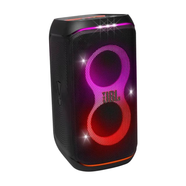 JBL PartyBox Club 120 160W RMS Portable Bluetooth Party Speaker AI Sound Boost Auracast Dynamic LED Lightshow 12-Hour Playtime IPX4 Splashproof Dual Mic Guitar Inputs Foldable Handle Black 120 JBL PartyBox Club 120 160W RMS Portable Bluetooth Party Speaker AI Sound Boost Auracast Dynamic LED Lightshow 12-Hour Playtime IPX4 Splashproof Dual Mic Guitar Inputs Foldable Handle Black 120
