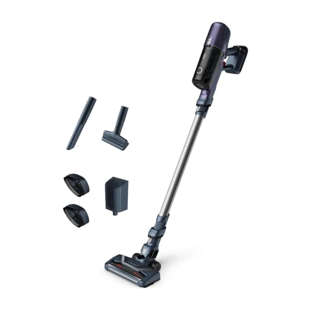 Tefal X-PERT 6.60 Cordless Vacuum Cleaner 100W with Allergy Kit Purple and Grey TY6837HO Tefal X-PERT 6.60 Cordless Vacuum Cleaner 100W with Allergy Kit Purple and Grey TY6837HO