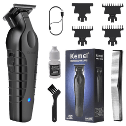 Kemei 2299 Professional Hair Beard Trimmer for Men Black